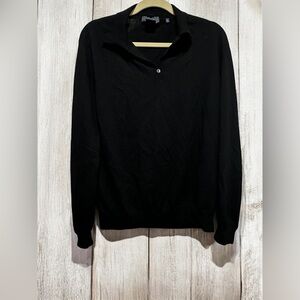 Bergdorf Goodman Men’s 100% fine merino wool made in Italy Pullover Sweater L/XL